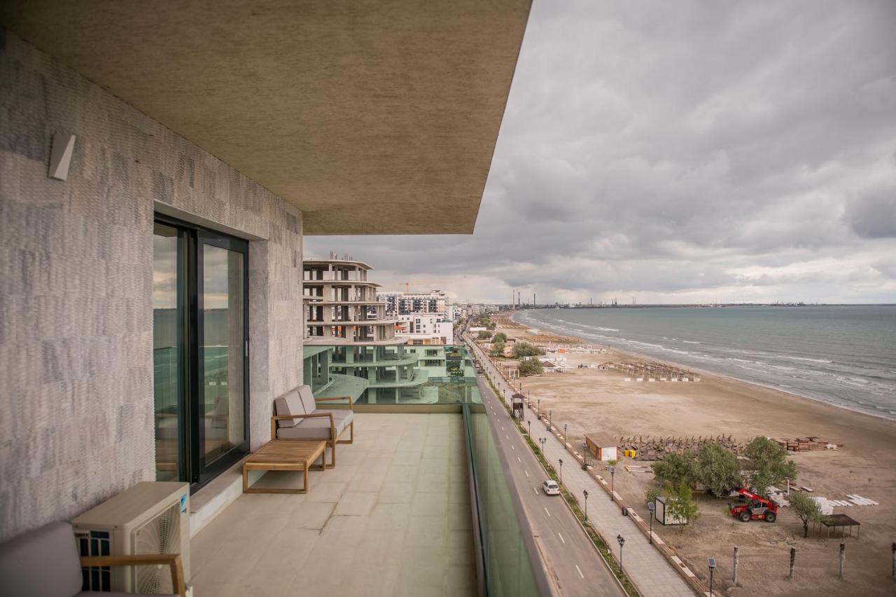 Luxury Promenada Apartment - Frontal Beachfront Mamaia Nord Năvodari Exterior foto